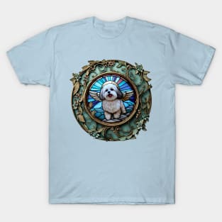 Maltese/Shih Tzu Mix Descending from Heaven To Bless Humanity T-Shirt